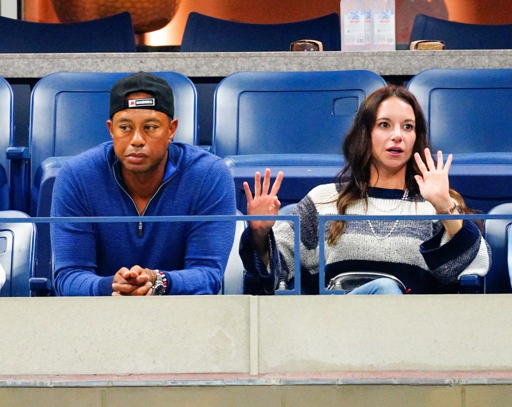 Tiger Woods and Erica Herman Tiger Woods and Erica Herman