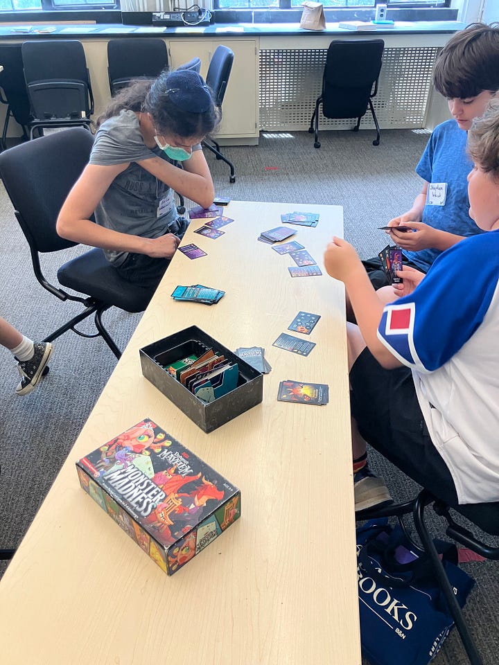 CAMPers playing elective games!