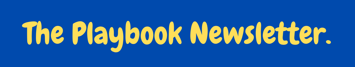 The Playbook Newsletter image 