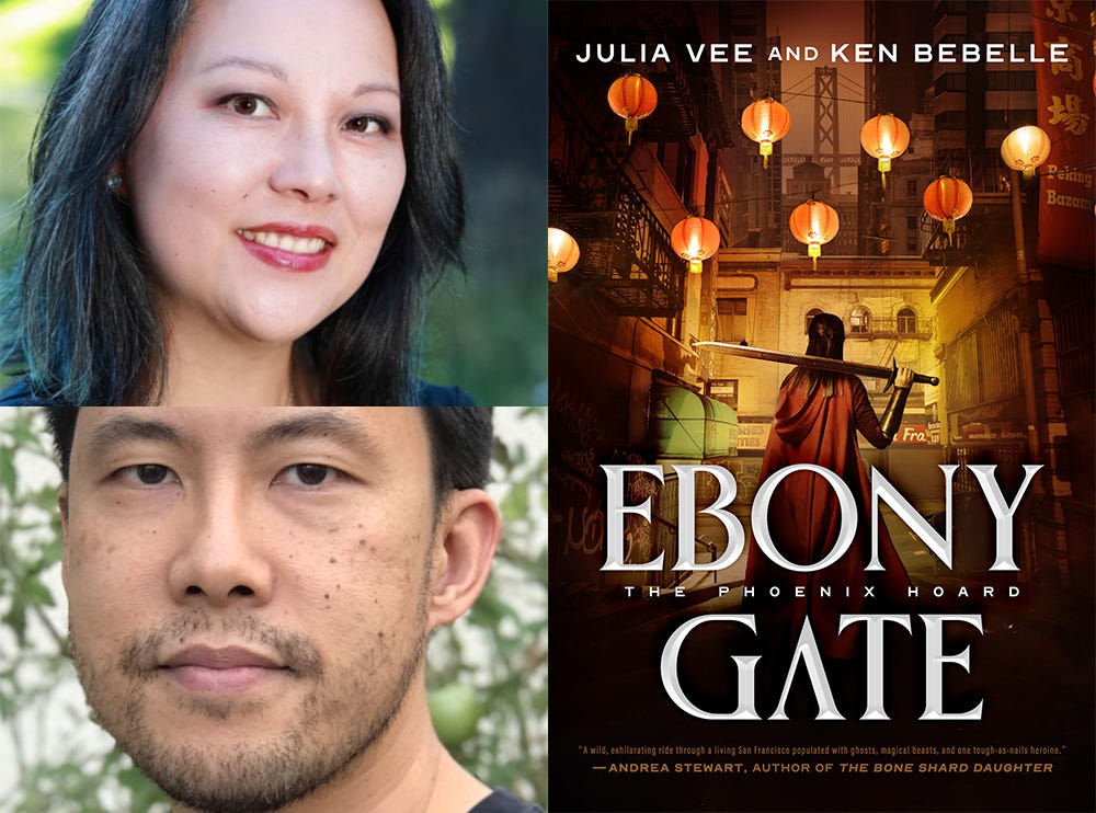 Q&A: Julia Vee and Ken Bebelle, Co-Authors of 'Ebony Gate' | The Nerd Daily