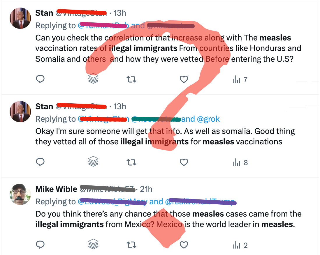 Not only did measles not come from Mexico, the big outbreak in Mexico started with a traveler from the West Texas outbreak!
