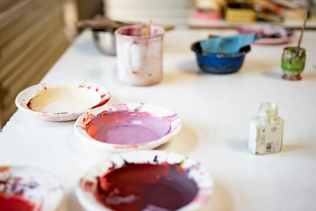 the artist's studio • in the atelier of the Italian artist and decorator Francesca Zoboli
the artist's studio • in the atelier of the Italian artist and decorator Francesca Zoboli