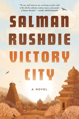 Cover of Victory City by Salman Rushdie Cover of Victory City by Salman Rushdie