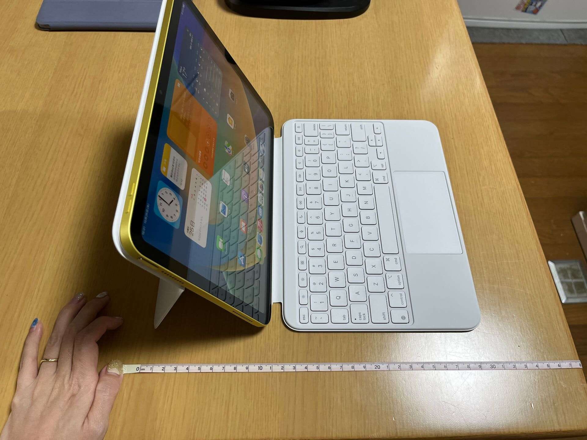 アップル純正 iPad 第10世代 マジックキーボードフォリオ USキー iPad (第 10 世代) 用 Magic Keyboard Folio を設定して使う
