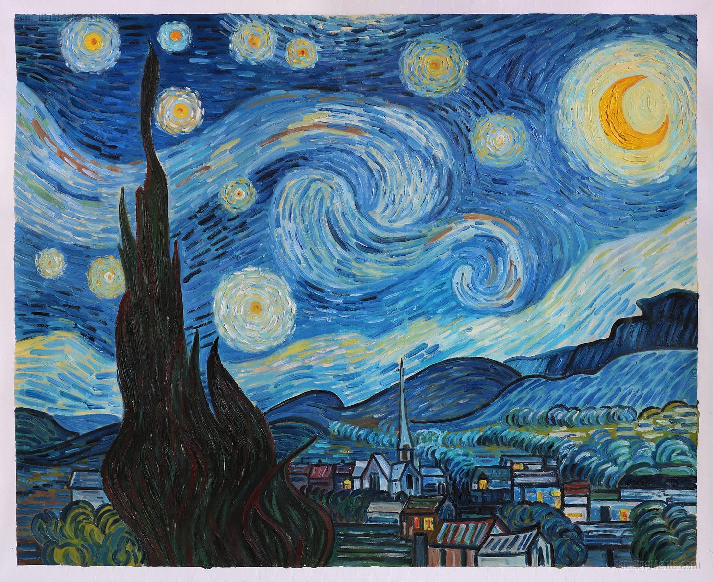 The Starry Night - Vincent van Gogh Paintings