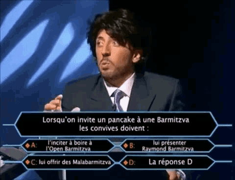 Qui Veut Gagner Des Millions GIF - Qui Veut Gagner Des Millions Gad Elmaleh  - Discover & Share GIFs
