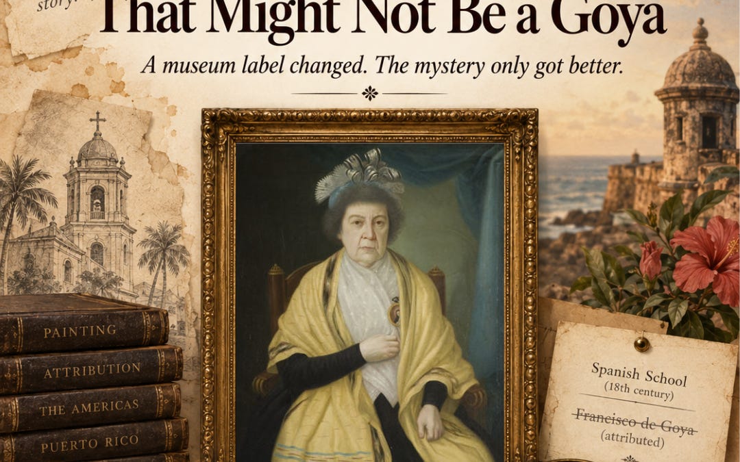 Oops, That Might Not Be a Goya