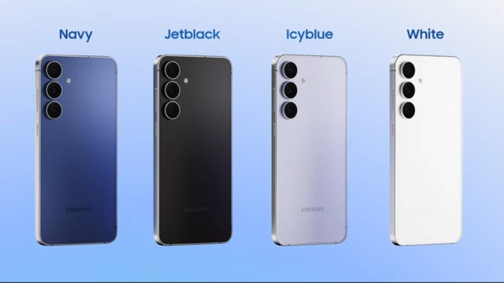 galaxy s25 fe colors