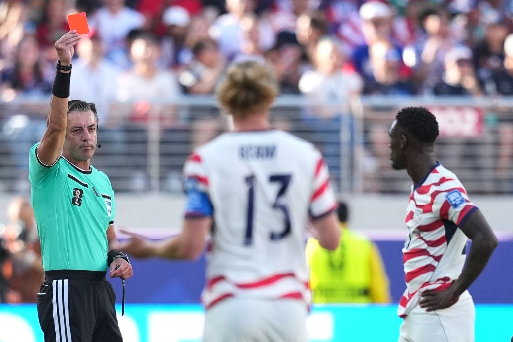 The USA's red card controversy explained and why the decision won't be overturned | CNN The USA's red card controversy explained and why the decision won't be overturned | CNN