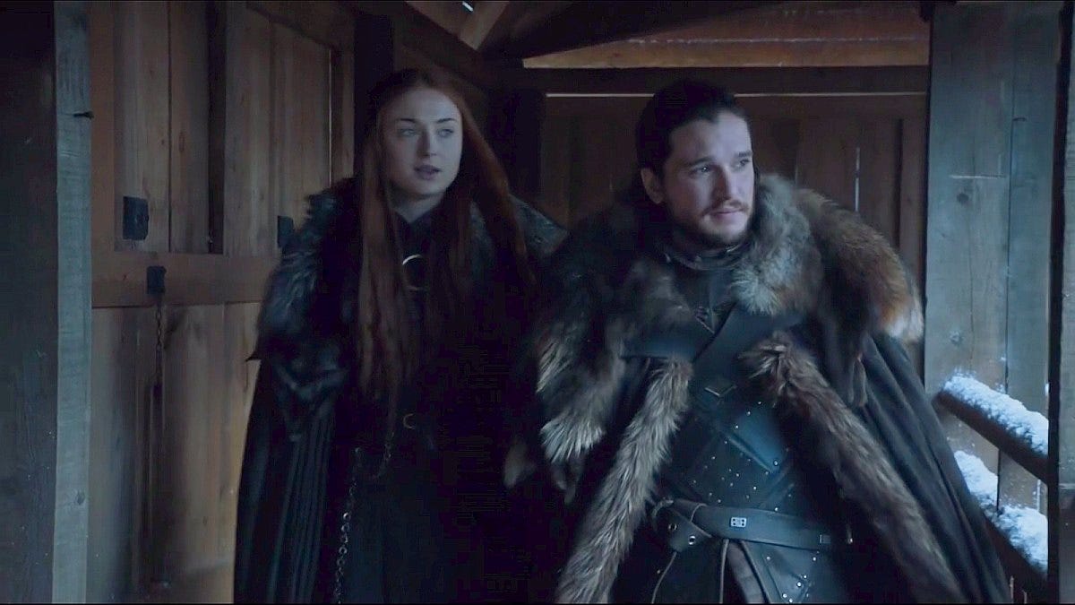 Sansa vs. Jon Sansa vs. Jon