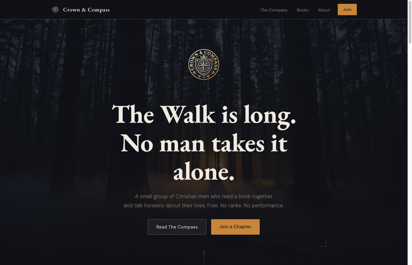 Book club for men. Like Fight Club, but with books.