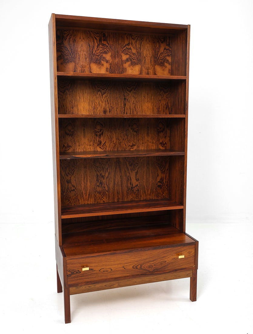 IKEA "EXCELLENT" ROSEWOOD BOOKCASE CABINET 1960S IKEA "EXCELLENT" ROSEWOOD BOOKCASE CABINET 1960S