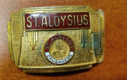 crusader belt buckle