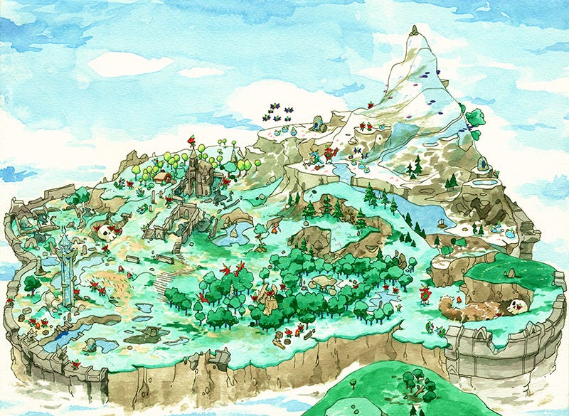 Eiffel Art — the Great Plateau!! a massive print, now available...