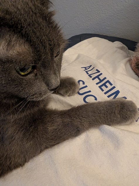 Greg Rowland with his cat Big Bit