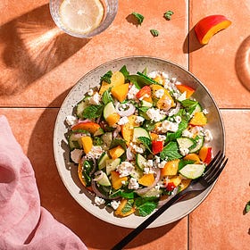 Peach and Fennel Summer Salad