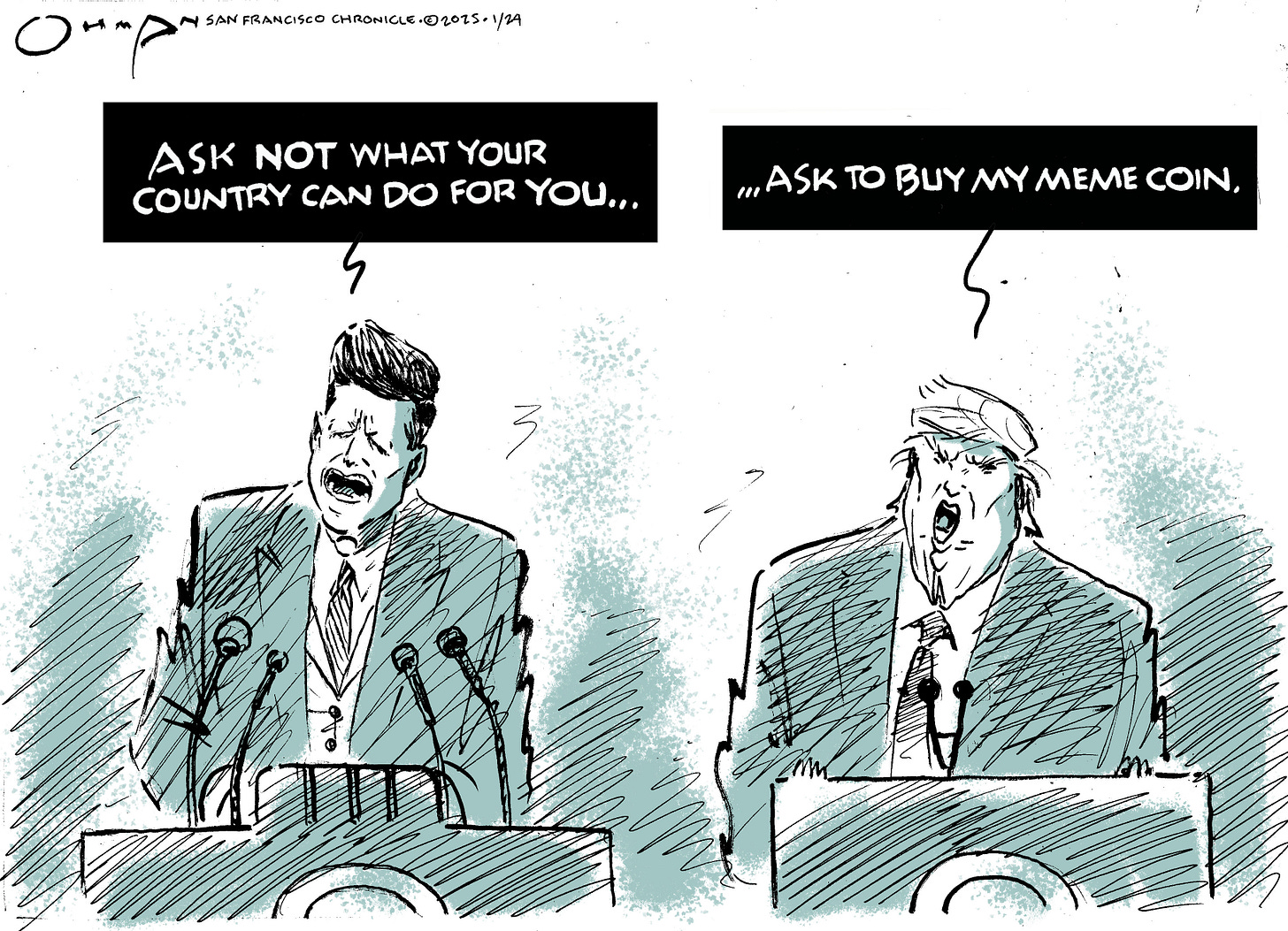 My column for the San Francisco Chronicle on Trump's inaugural speech...