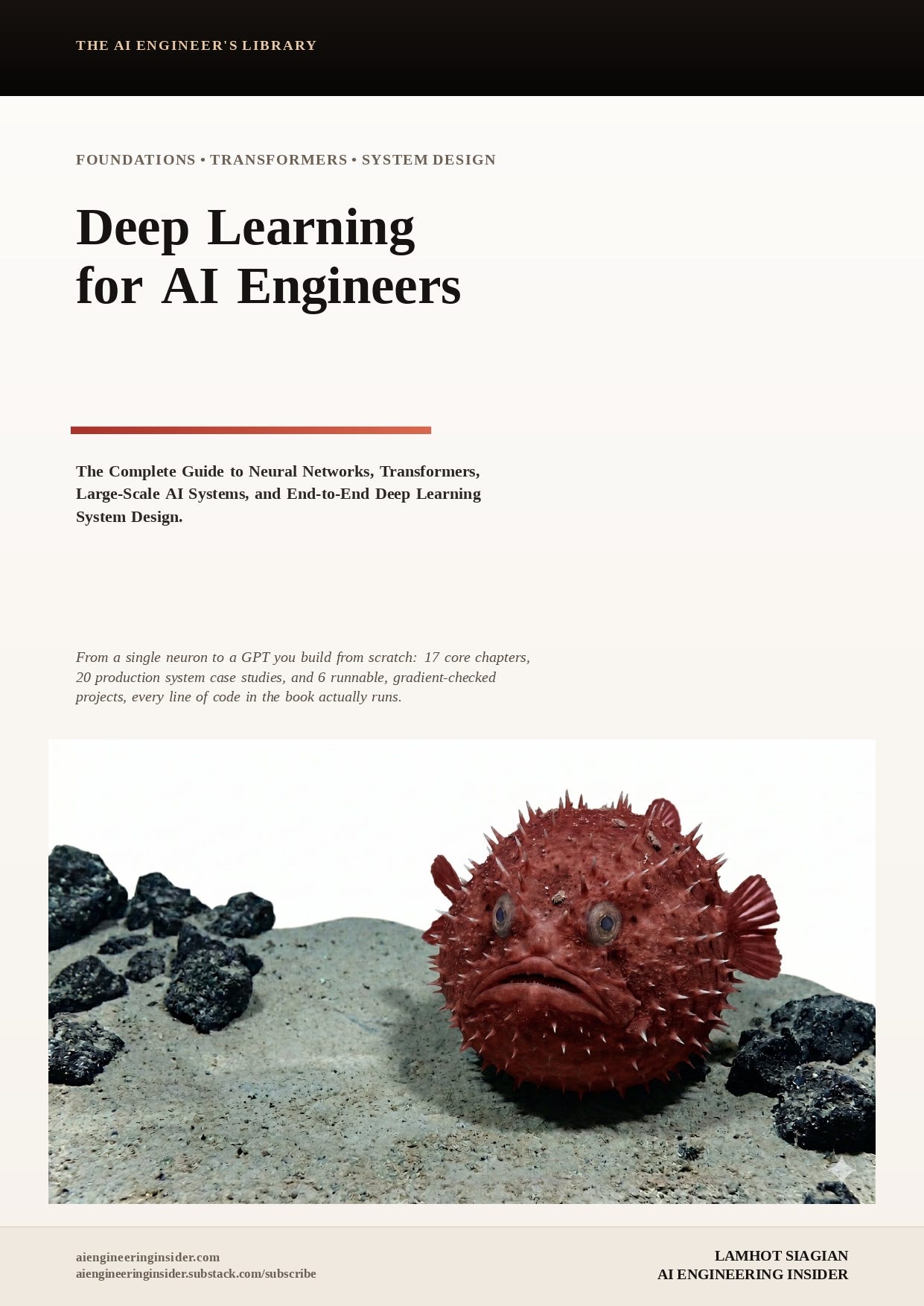 FREE 240+ pages: Deep Learning for AI Engineers + System Design