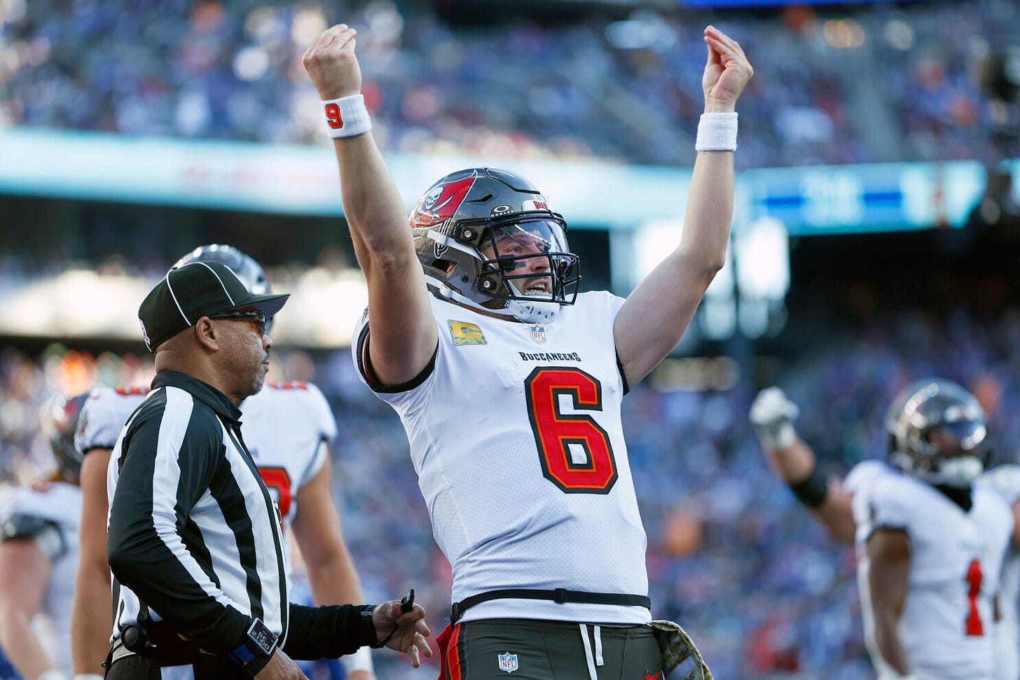 Bucs QB Baker Mayfield looks to remain unbeaten against the Panthers, who  cut him in 2022 | AP News