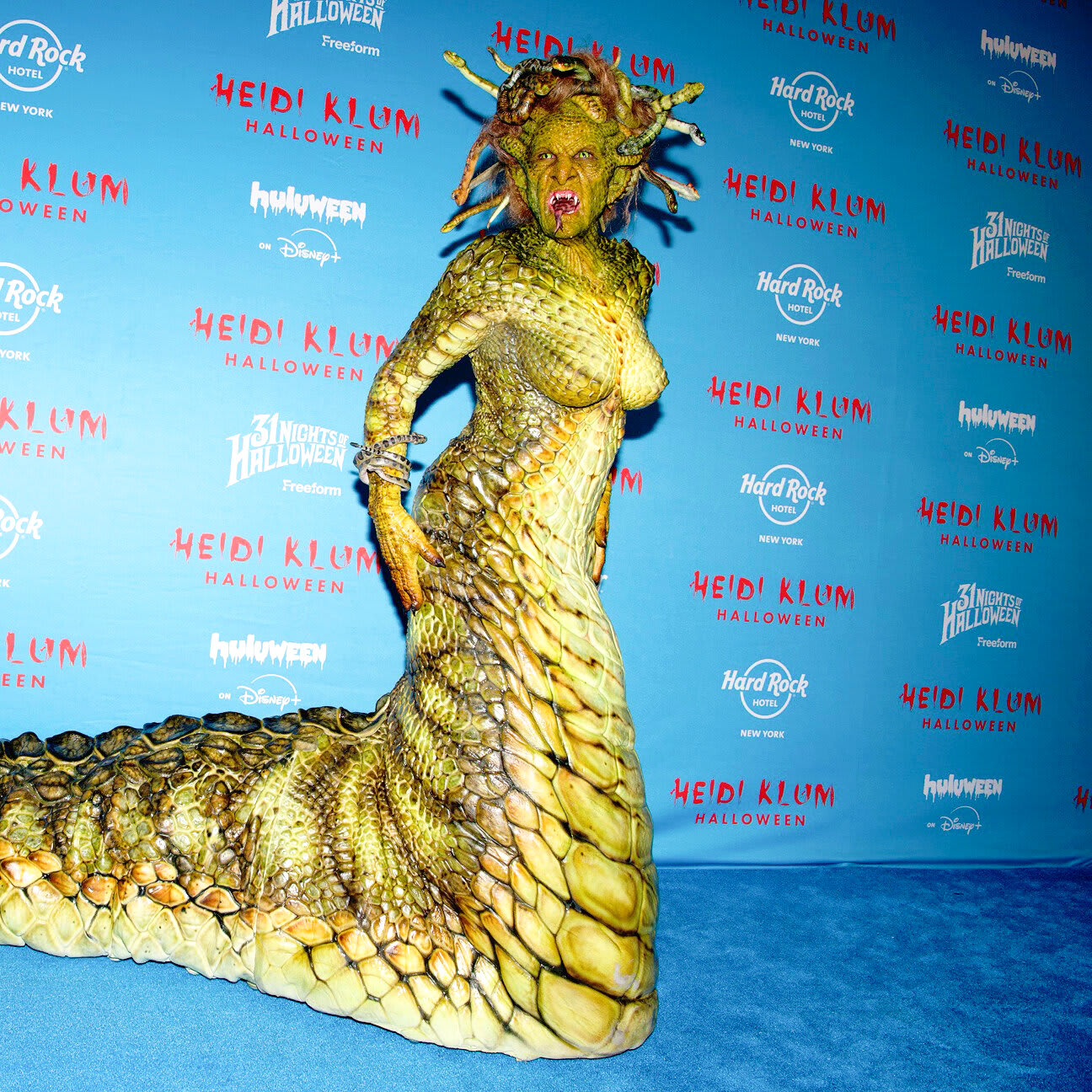 Heidi Klum's Petrifying Halloween Costume: Medusa - The New York Times