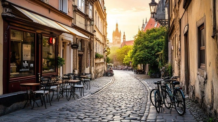 Free Charming European Street Image | Download at StockCake
