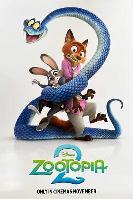 ZOOTOPIA 2 MOVIE POSTER 2 Sided ORIGINAL INTL Advance 27x40 JASON BATEMAN  DISNEY | eBay