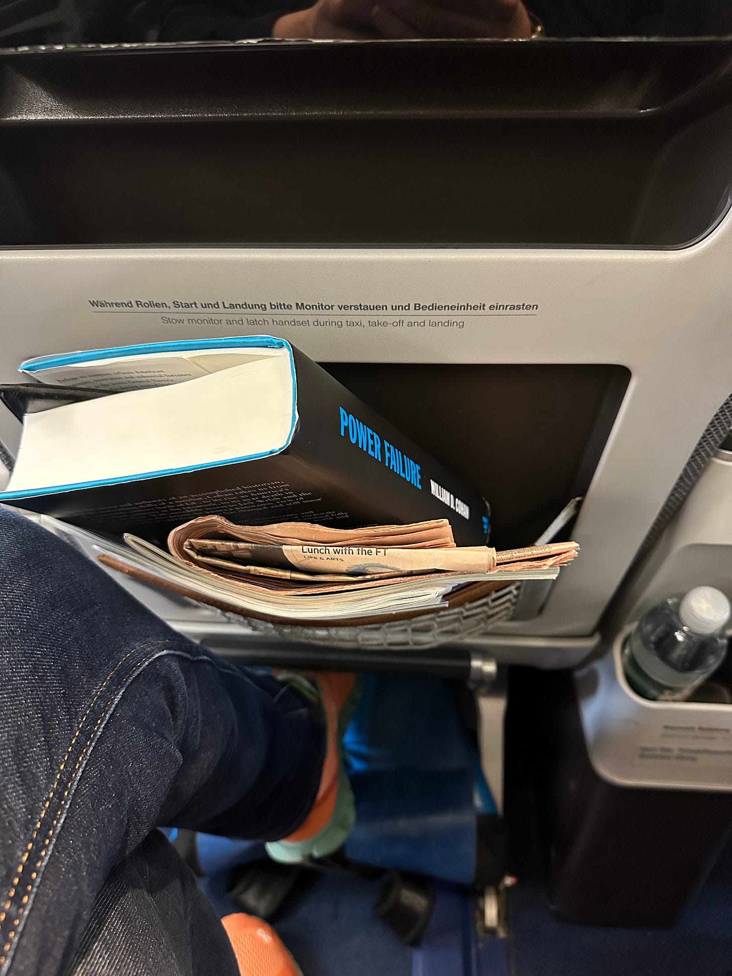 book in aeroplane book in aeroplane