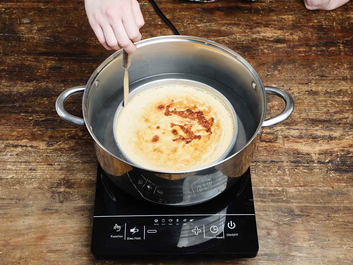 removing flan from baking dish removing flan from baking dish