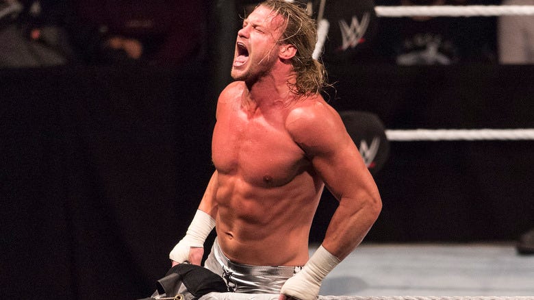 Dolph Ziggler screaming really loud