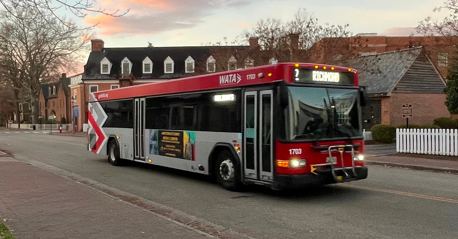 WATA bus - Copyright Williamsburg Independent