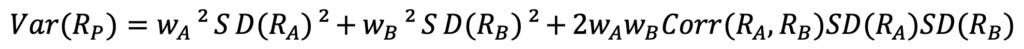 Correlation and Diversification