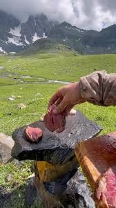 Wilderness Cooking: Steak Beef in Swedish Quarry