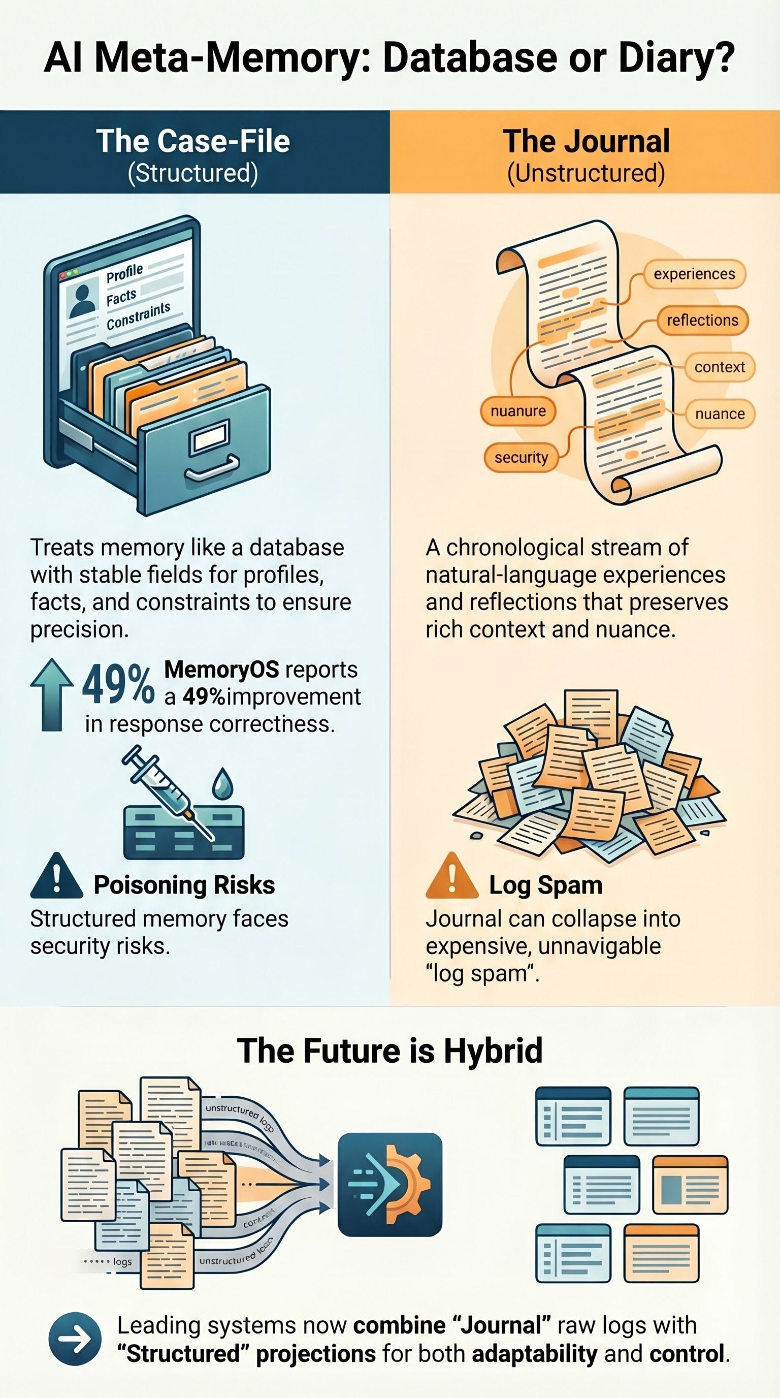Digital Memory Database AI Meta-Memory: Database or Diary? - by Micheal Lanham