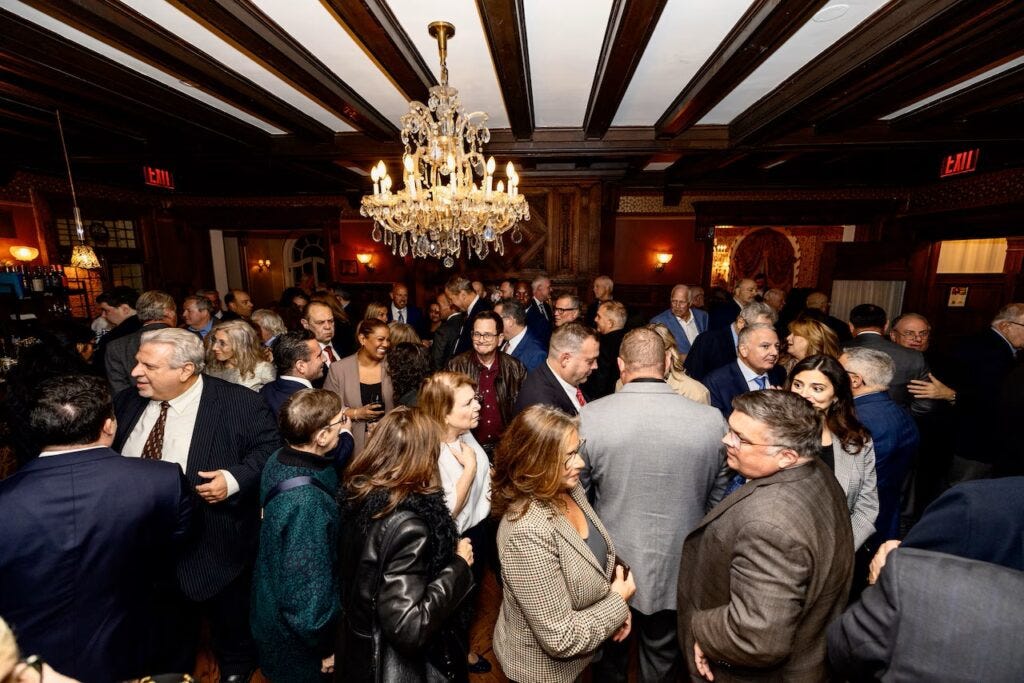 The Room at Judy McMahon's Retirement Party The Room at Judy McMahon's Retirement Party