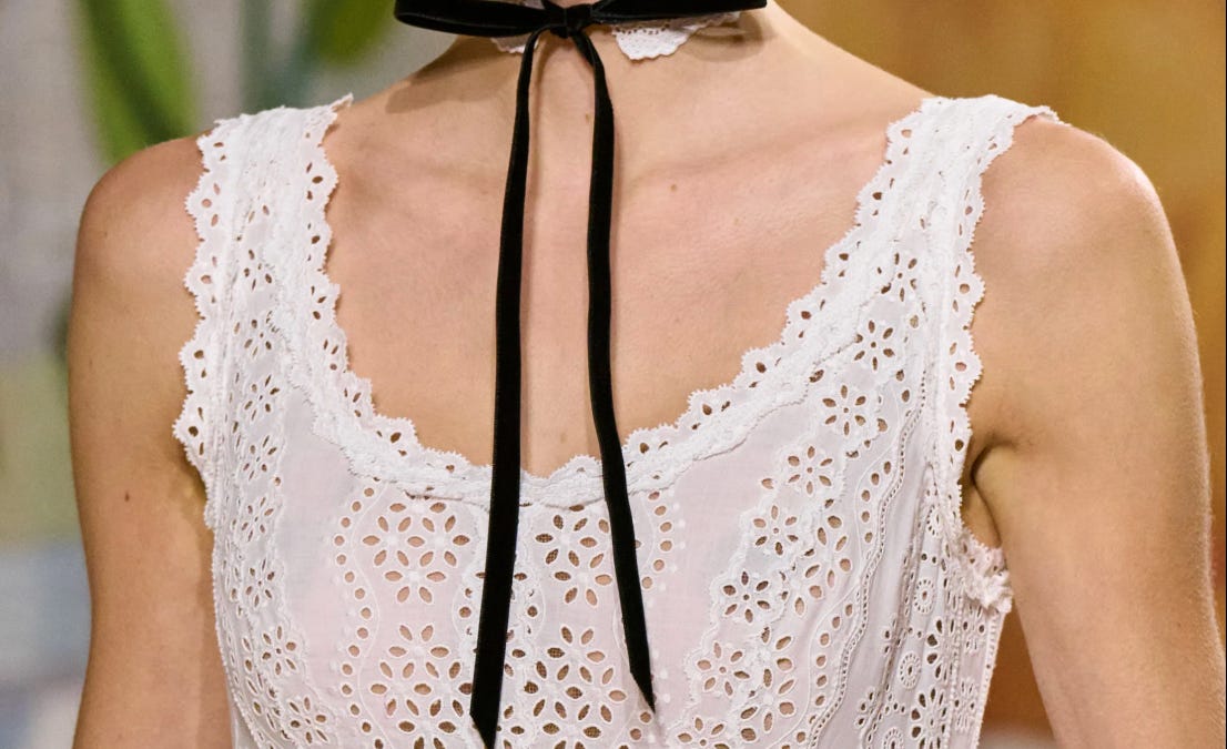 Dior lace + historic inspiration - by Amy Azzarito