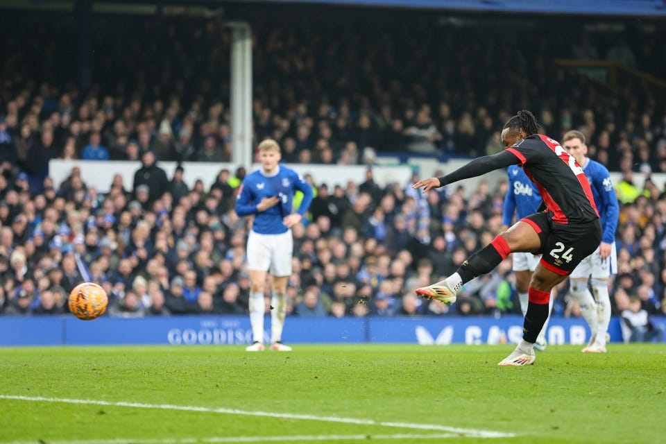 Everton 0 Bournemouth 2: Antoine Semenyo and Daniel Jebbison fire Cherries  to FA Cup fifth round as Toffees come unstuck | The Sun