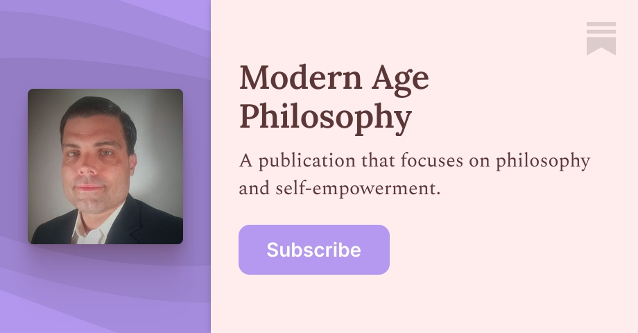 Modern Age Philosophy | Joshua Stevens | Substack