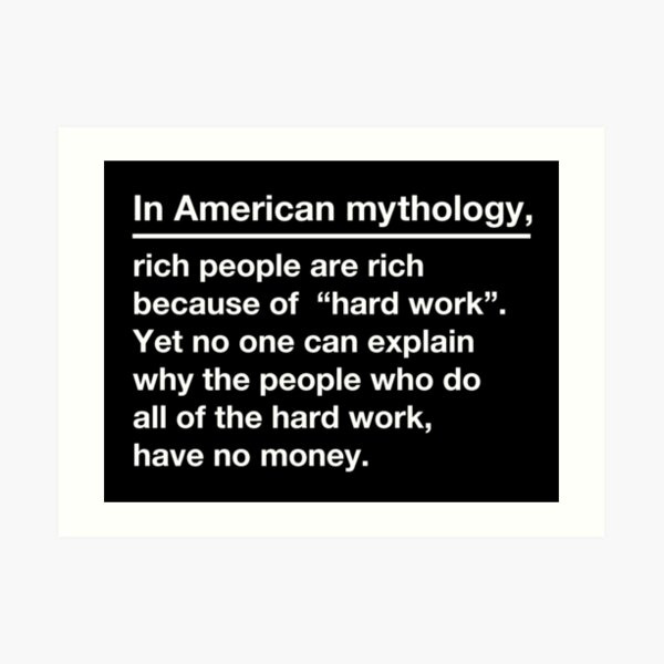 Capitalist Memes - American Mythology&quot; Art Print by pkfortyseven | Redbubble