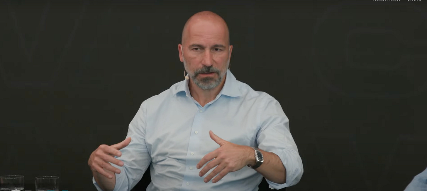 Dar Khosrowshahi CEO of Uber about autonomous driving in London