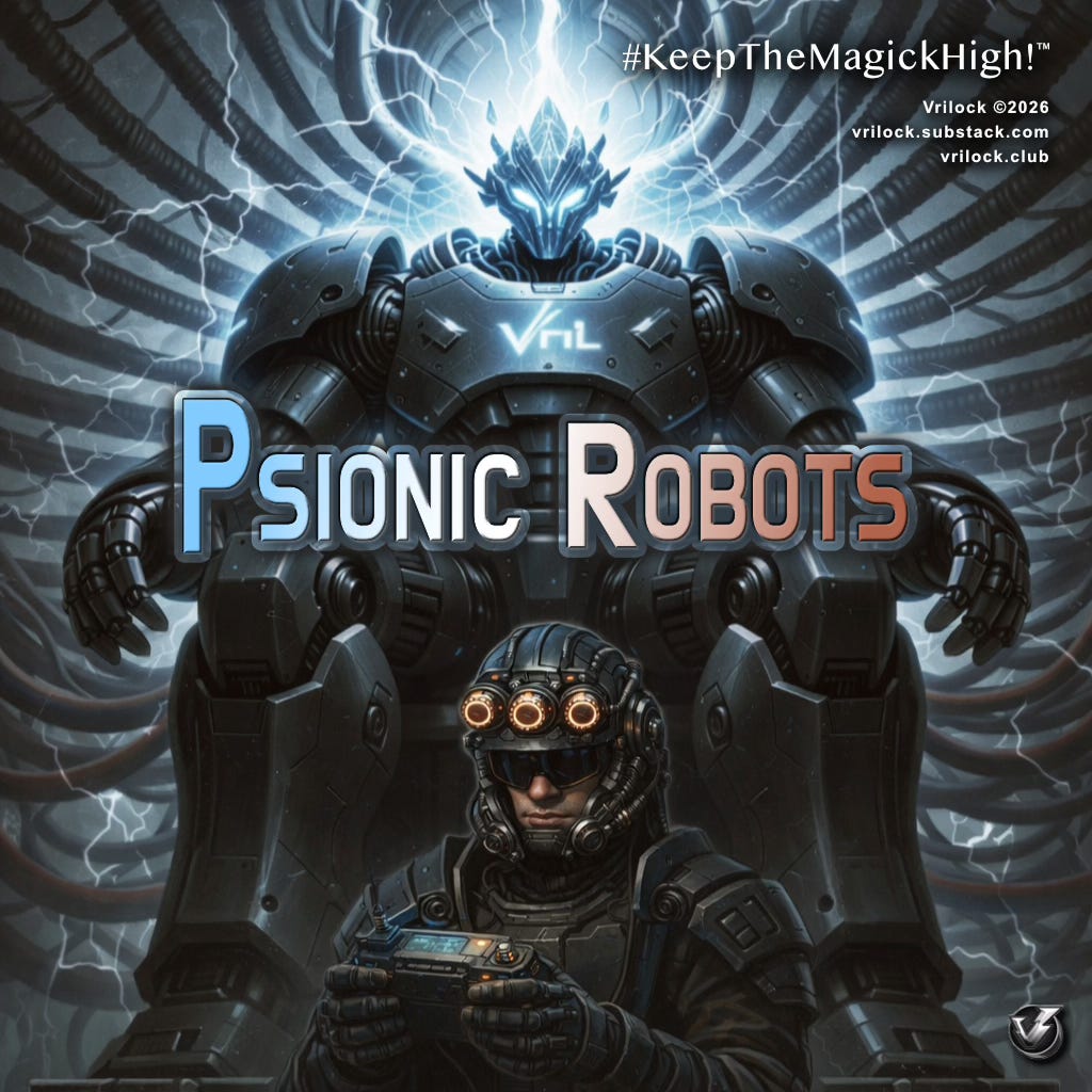 Psionic Robots 2026. Vrilock Psionics Training Occult Magick Club and Courses in Radionics Techniques