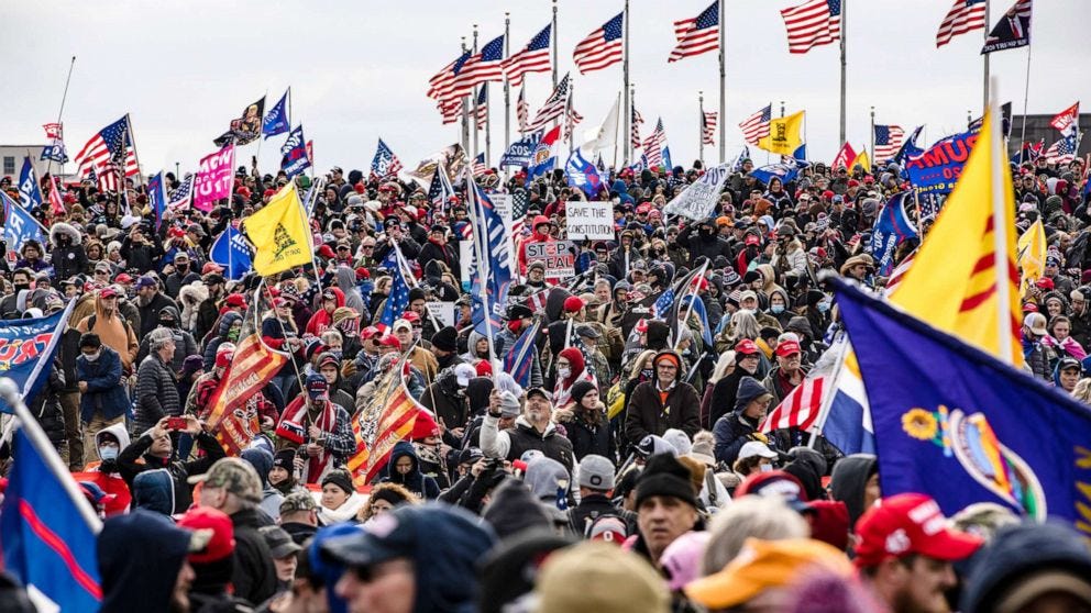 The symbols of hate and far-right extremism on display in pro-Trump Capitol  siege - ABC News