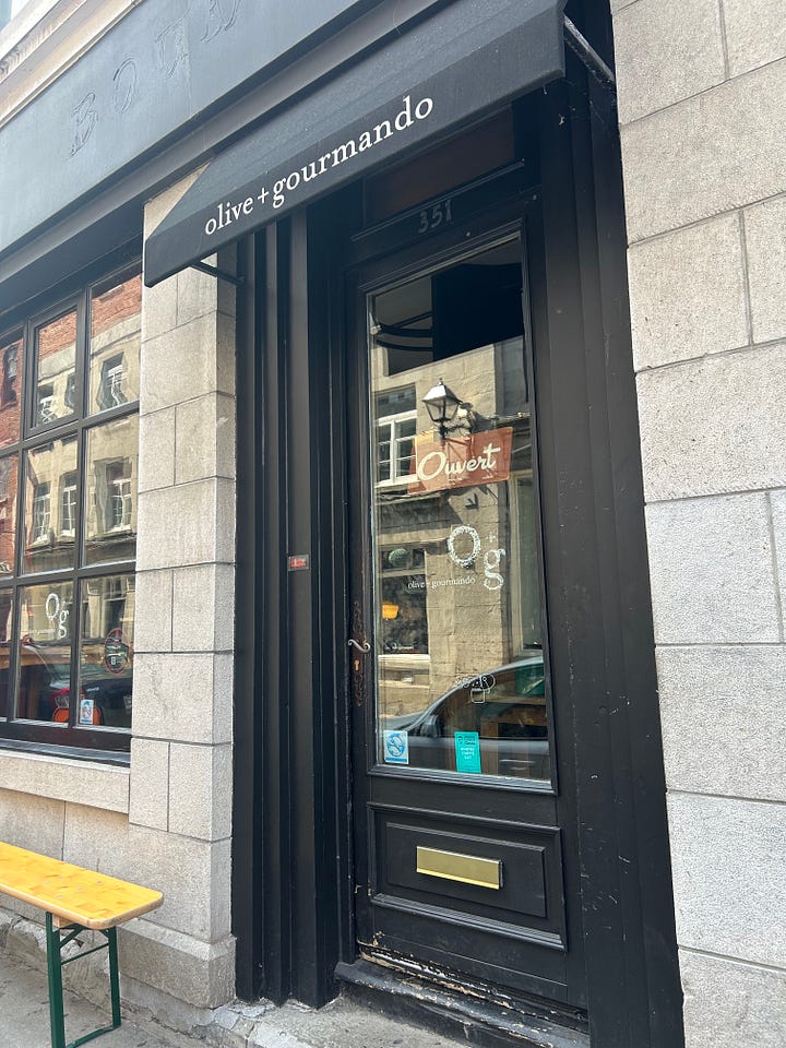 Olive + Gourmando on St Paul and St-Pierre in Old Montreal