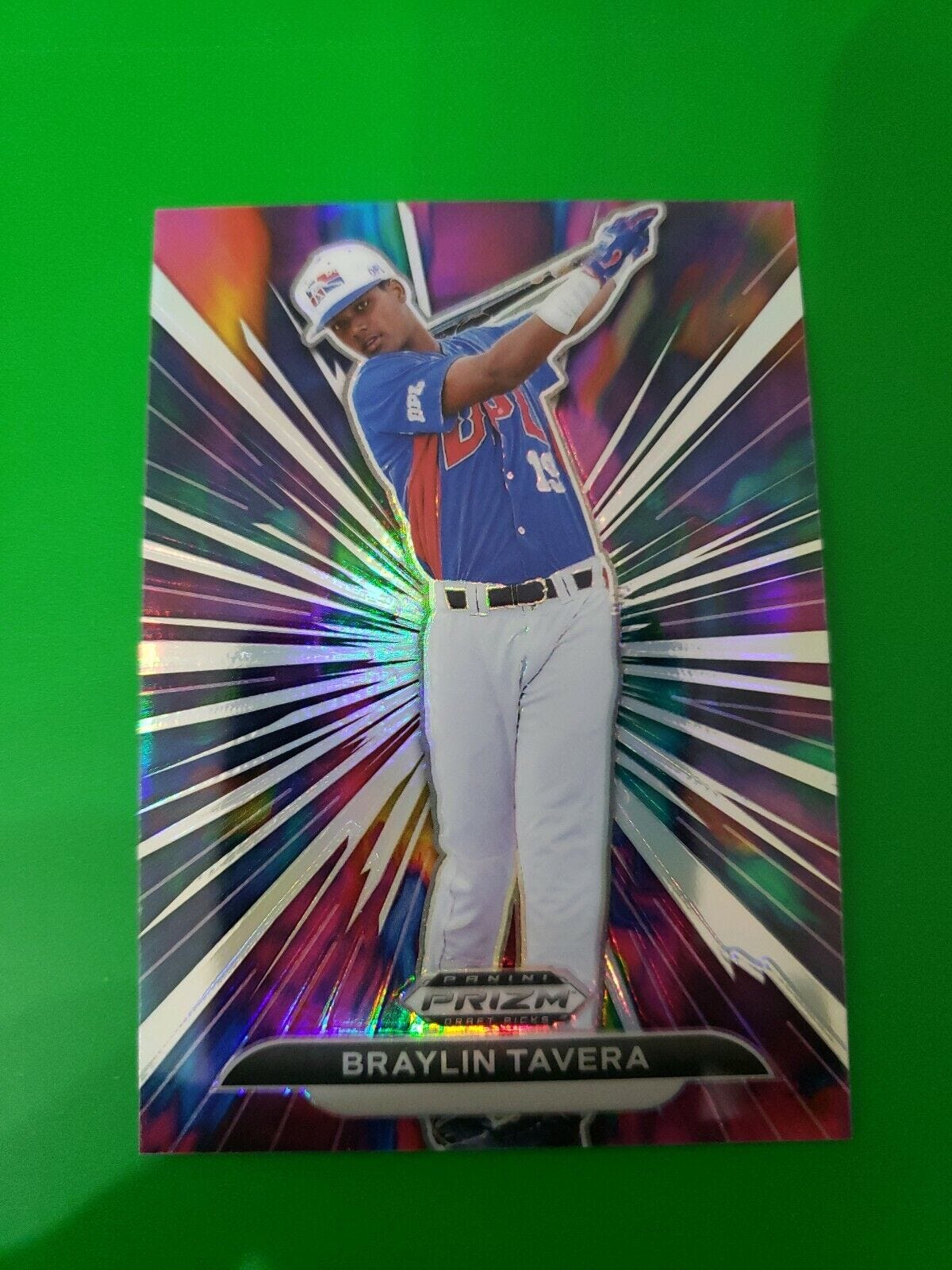 Braylin Tavera 2021 Panini Prizm Draft Picks Electric DPL Stars Silver Prizm