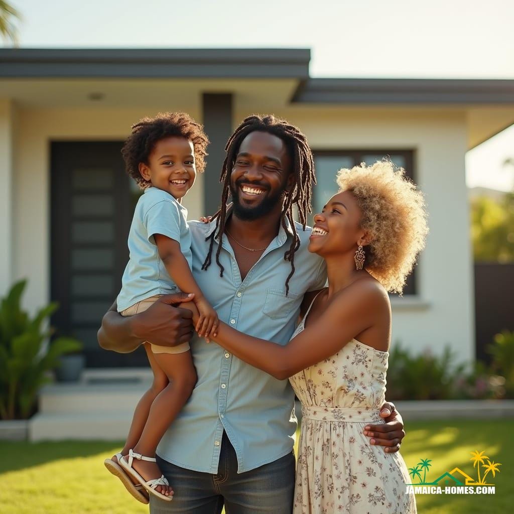 A joyful family
