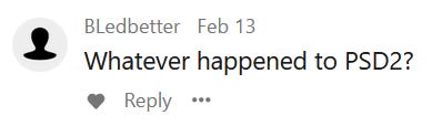 Whatever happened to PSD2?