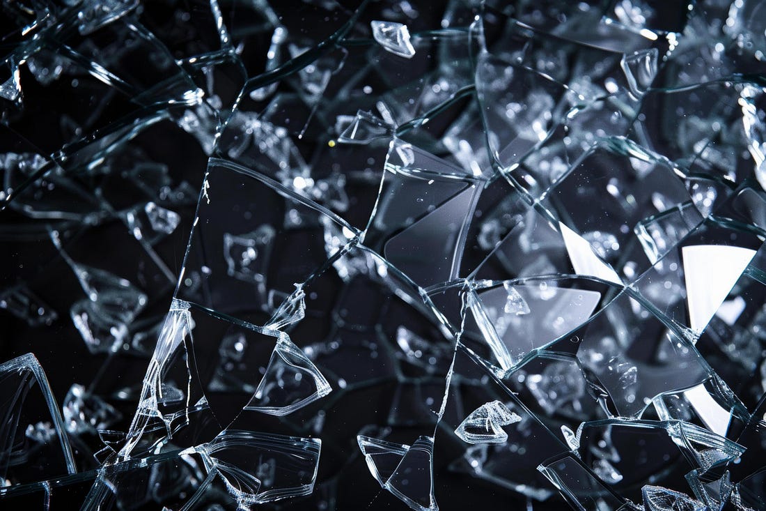 shattered glass