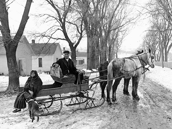 Sleigh parties of the 19th Century