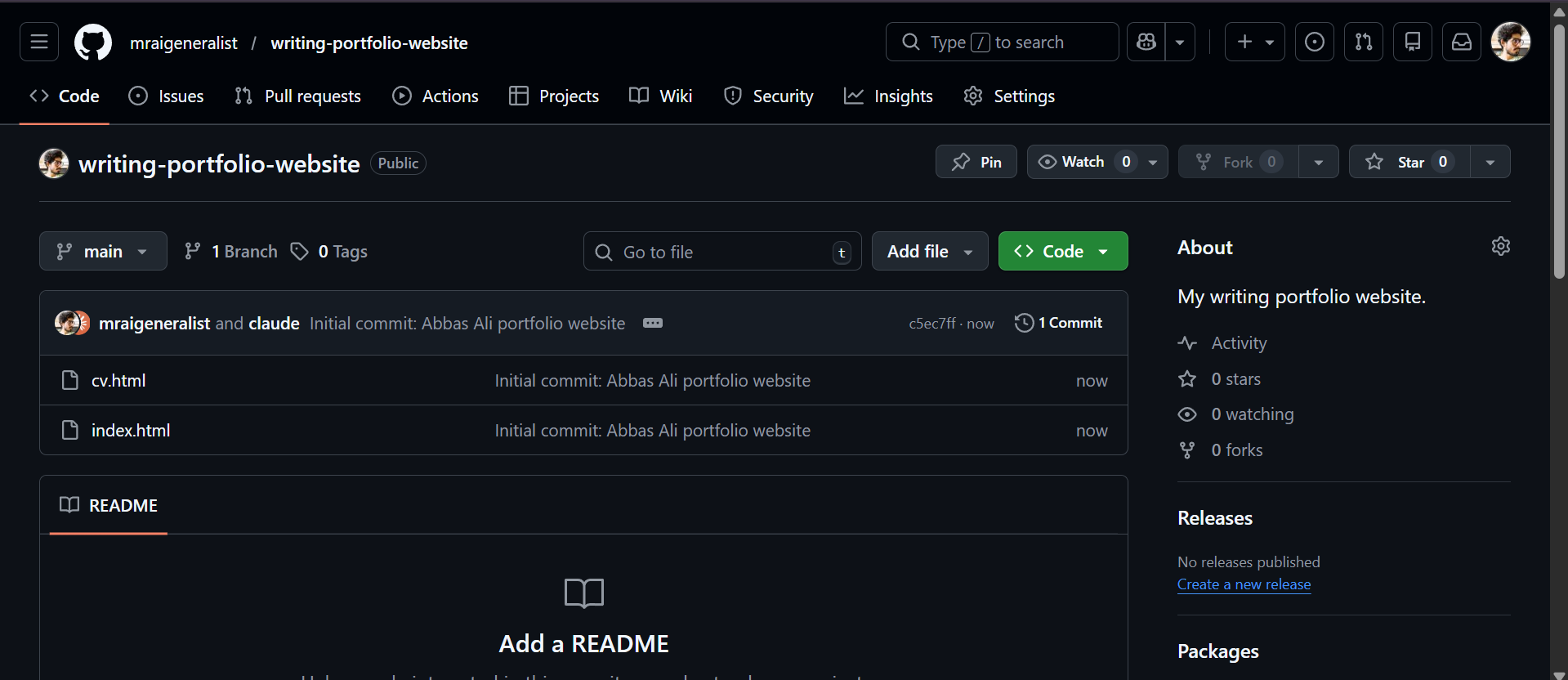 How to Build a Stunning Portfolio Website Using Claude Code in Minutes ...