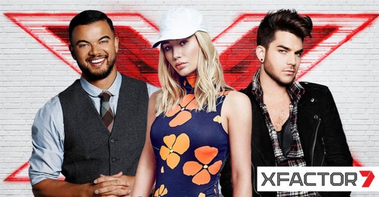 Guy sebastian iggy azalea adam lambert the x factor australia judges season 7