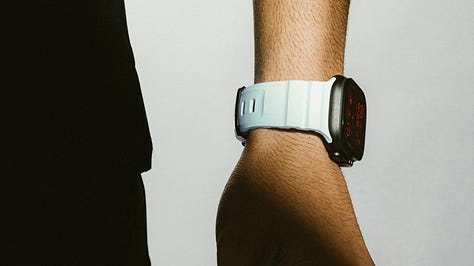 Nomad Rocky Point Icy Blue Apple Watch Ultra band